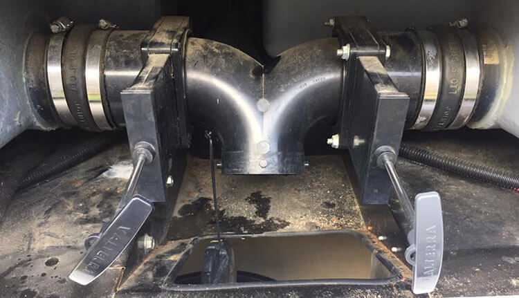 Why do RV dump valves freeze