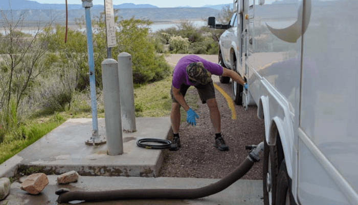How to Get Dried Poop Out of RV Tank